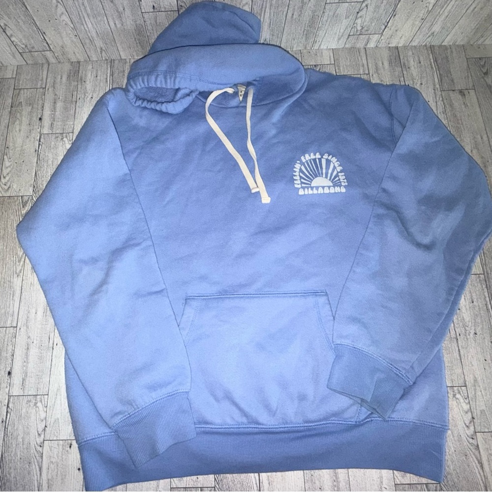 Women’s Billabong light blue hoodie size medium